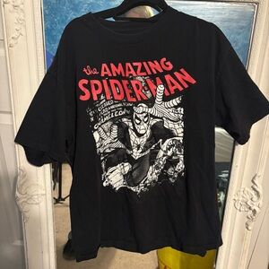 Marvel Black Spider-Man Short Sleeve Tee